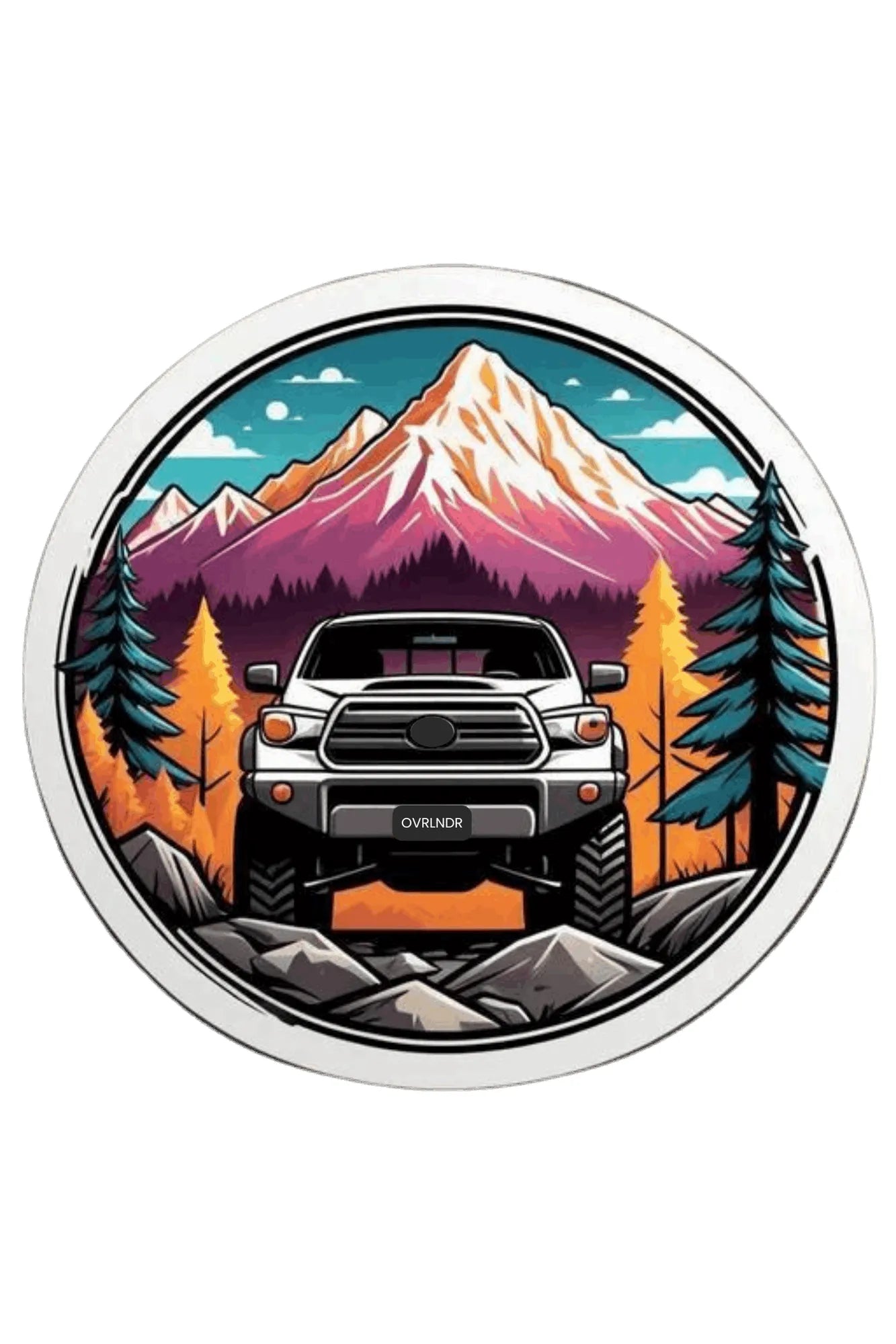 Overlanding Truck Sticker