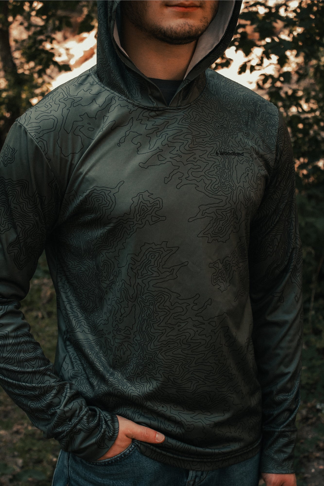 Topography Performance Sun Hoodie