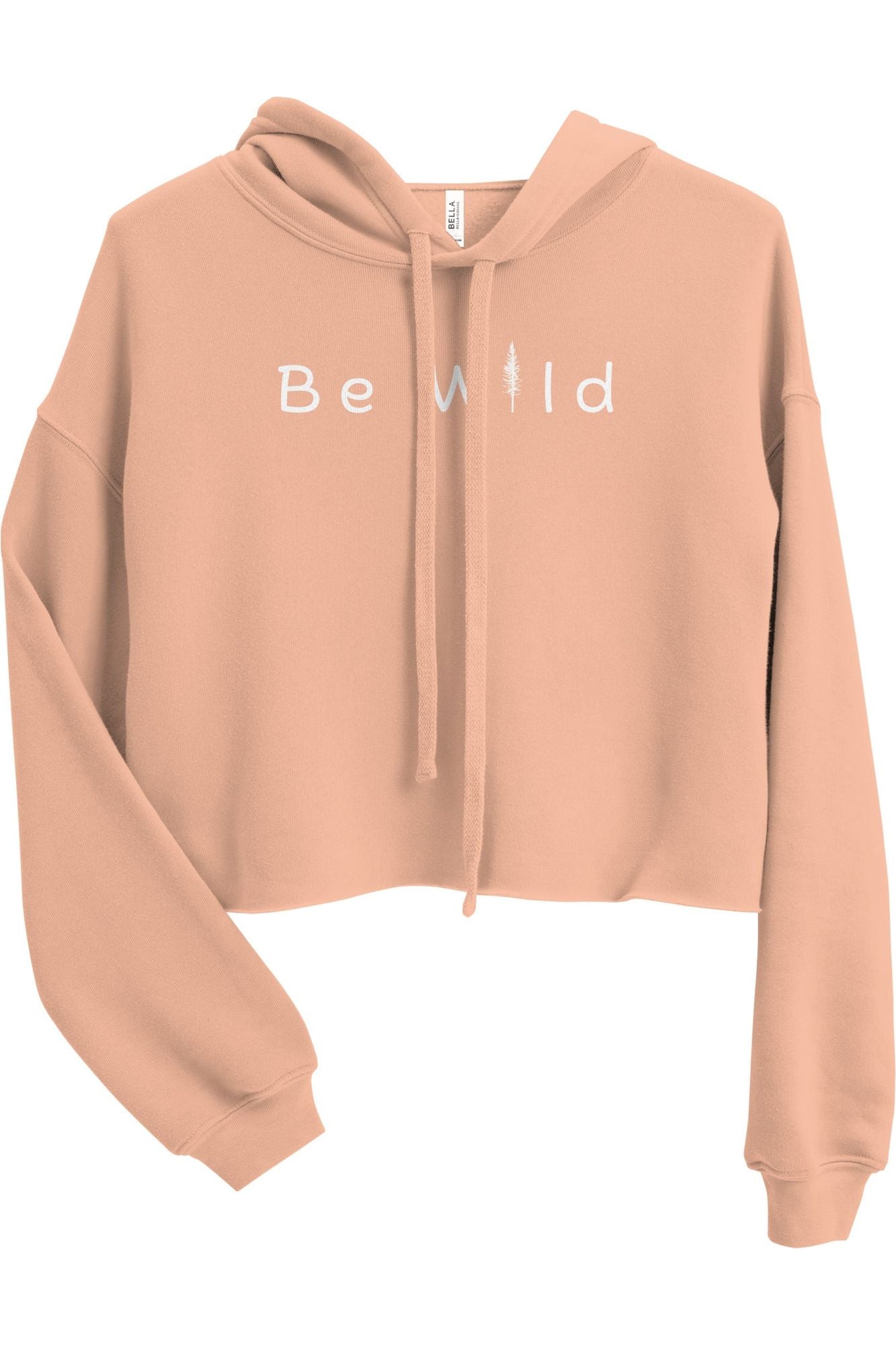 Be wild Cropped Hoodie