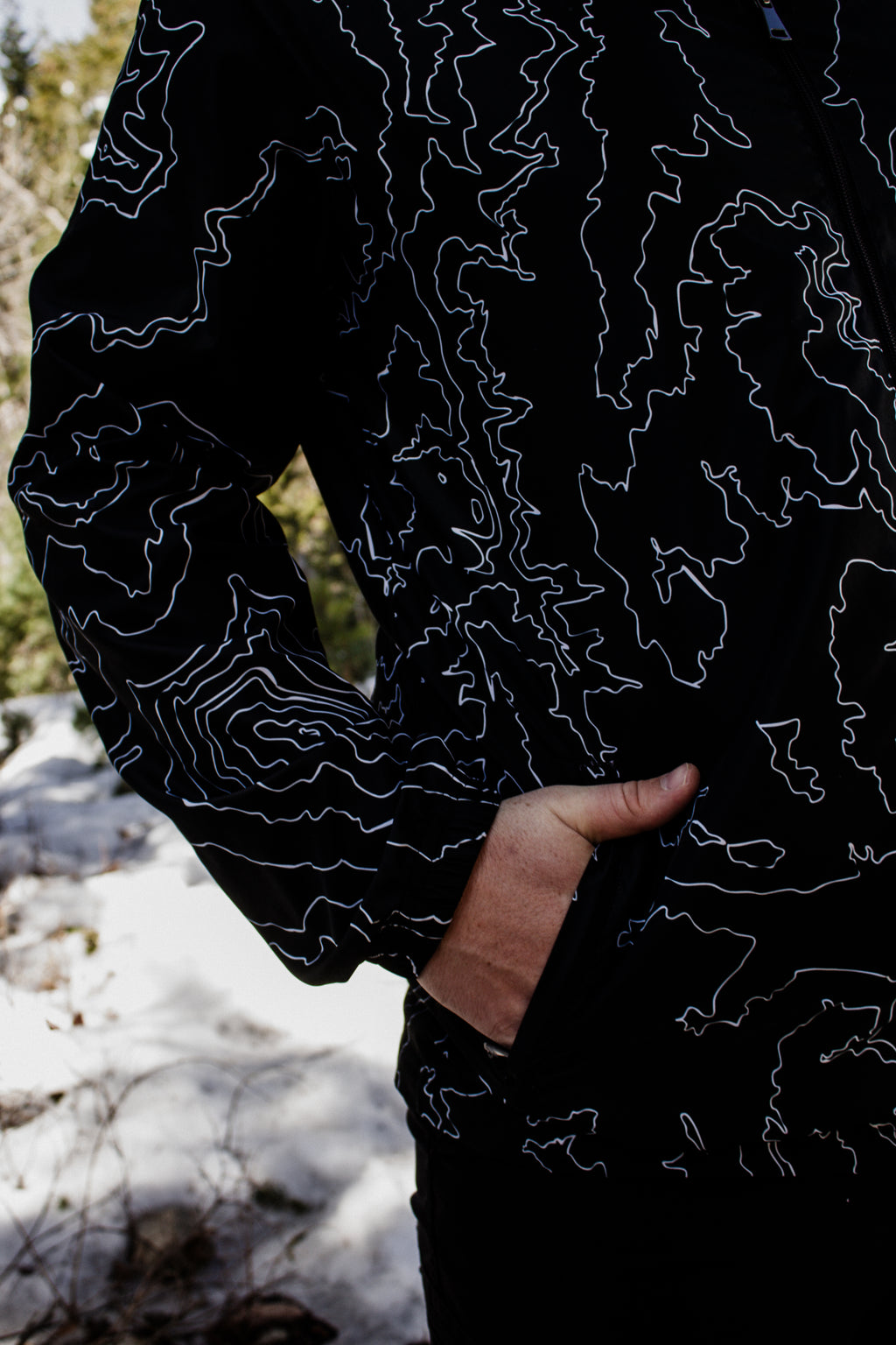 Topography Windbreaker – Lightweight Outdoor Jacket for Hiking & Backpacking