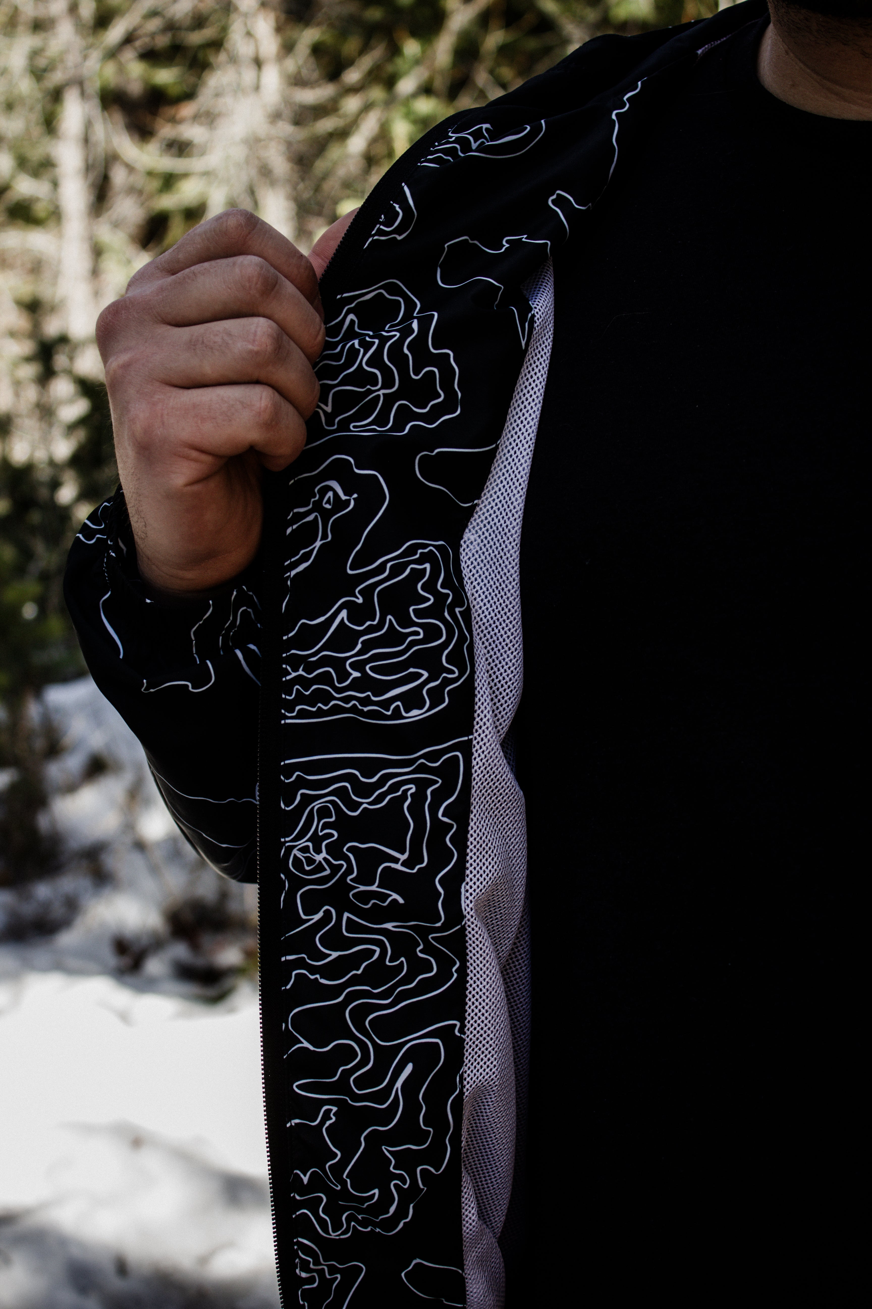 Topography Windbreaker – Lightweight Outdoor Jacket for Hiking & Backpacking