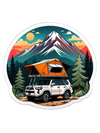 Roof top tent suv sticker