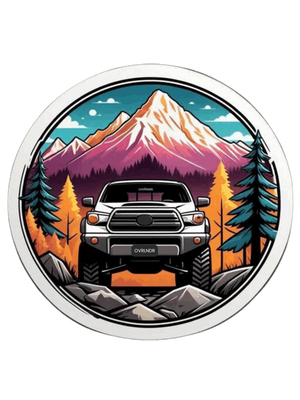 Overlanding Truck Sticker