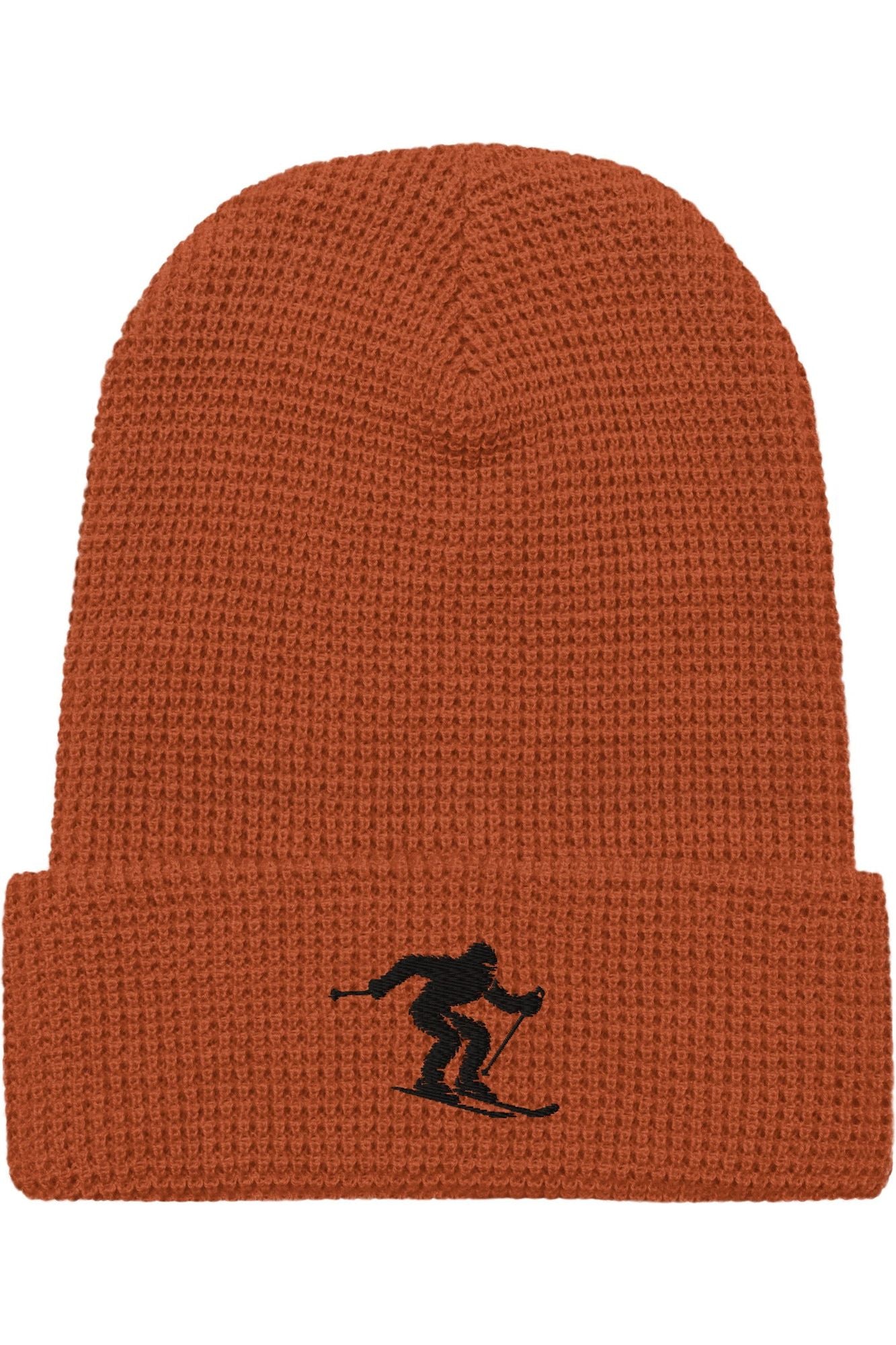 Skisquatch_Rust_Waffle_Beanie.