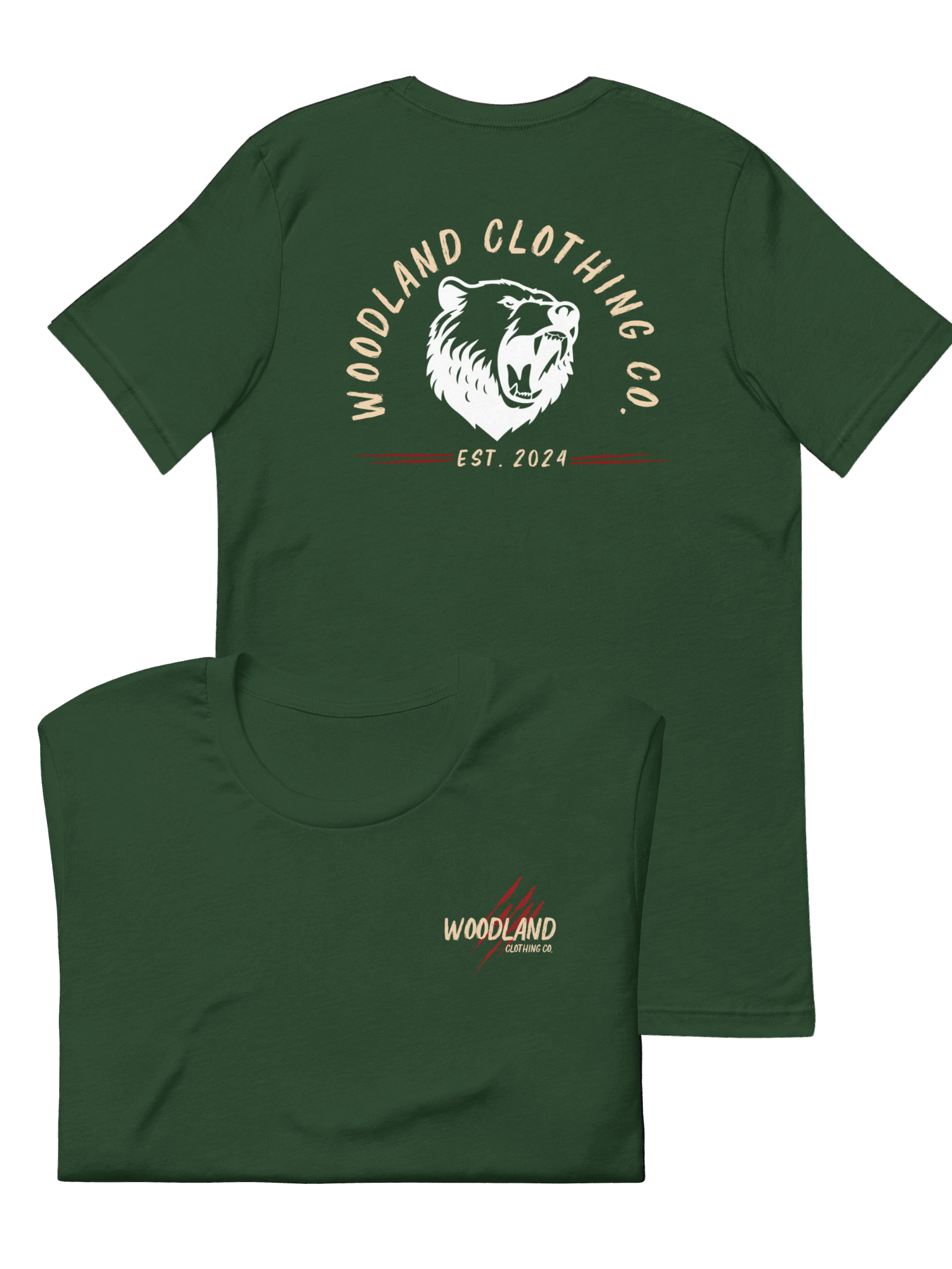 Woodland  Grizzly Bear T-shirt