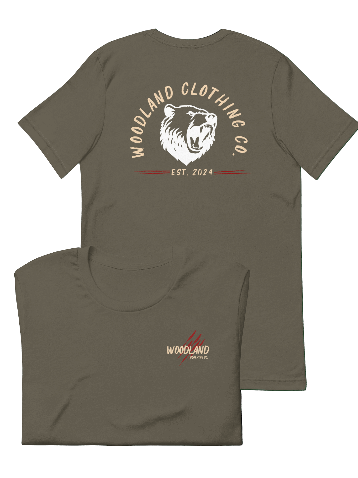 Woodland  Grizzly Bear T-shirt