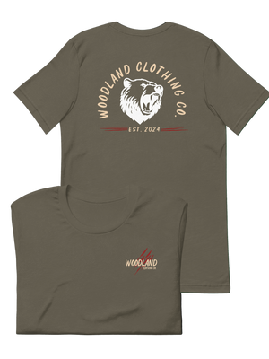 Woodland  Grizzly Bear T-shirt